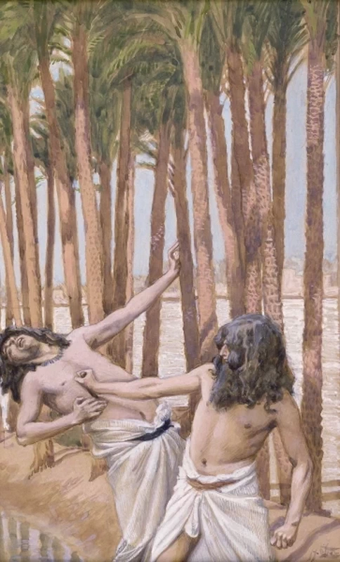 James Tissot - 136, L'Antico testamento. Mosè uccide un egiziano, 1806, 1902